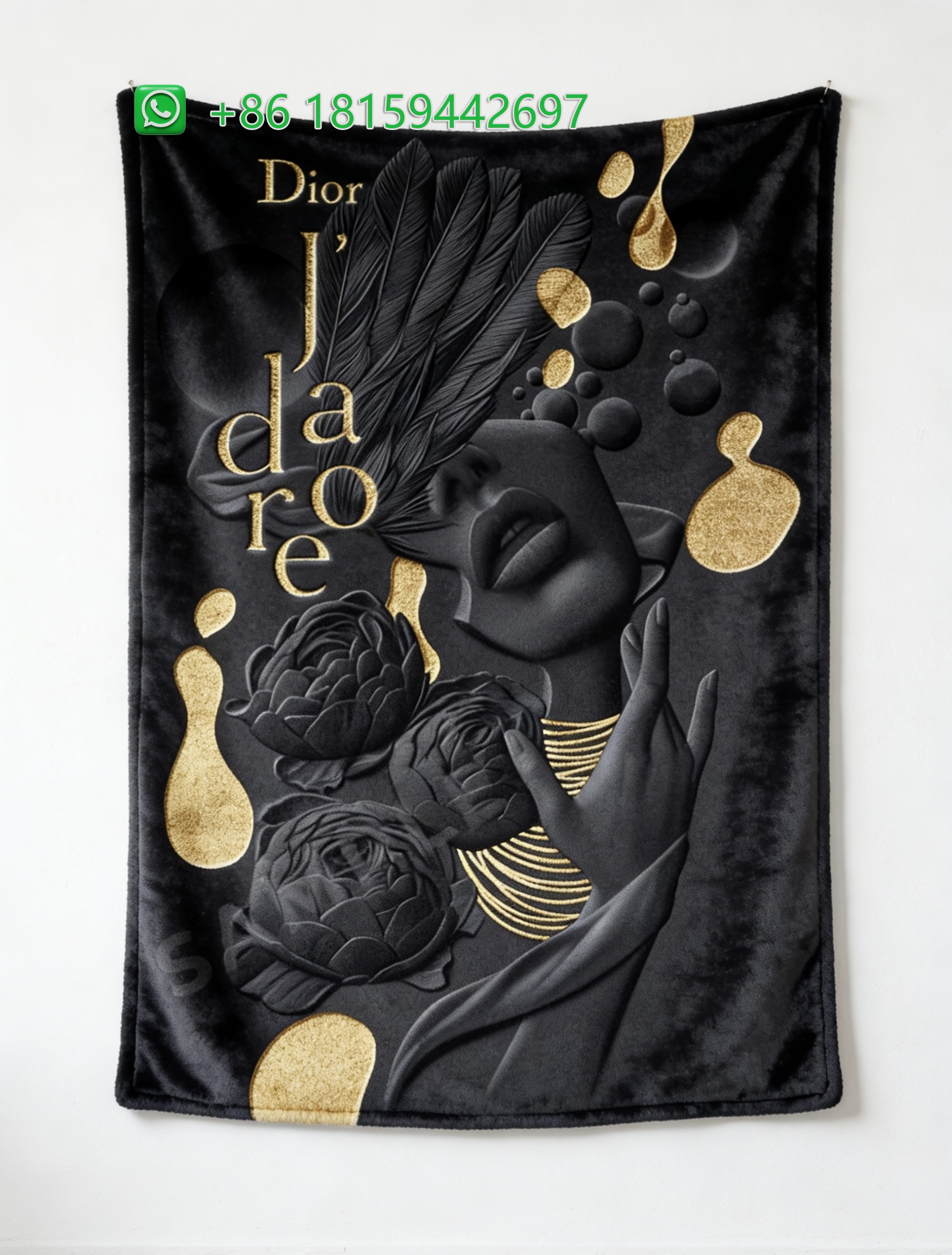 Dior Throw Blankets